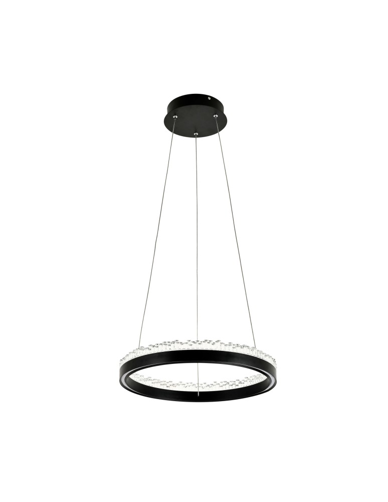 Pendant lamps circles - Zuma Line Regi BLACK MAT PD2304400R-MB Pendant. - product kolory-swiatla.pl 3