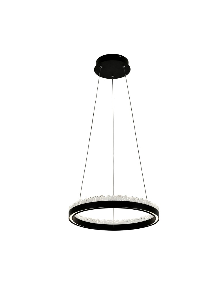 Pendant lamps circles - Zuma Line Regi BLACK MAT PD2304400R-MB Pendant. - product kolory-swiatla.pl 4