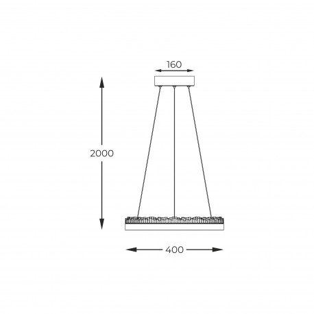 Zuma Line CZARNY MAT PD2304400R-MB WISZĄCA