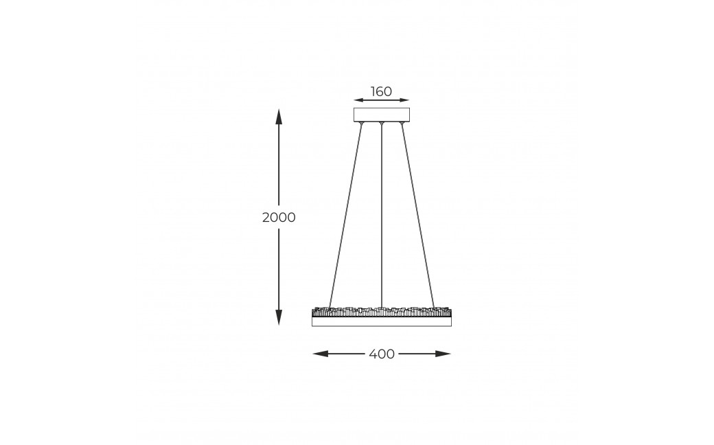 Zuma Line CZARNY MAT PD2304400R-MB WISZĄCA