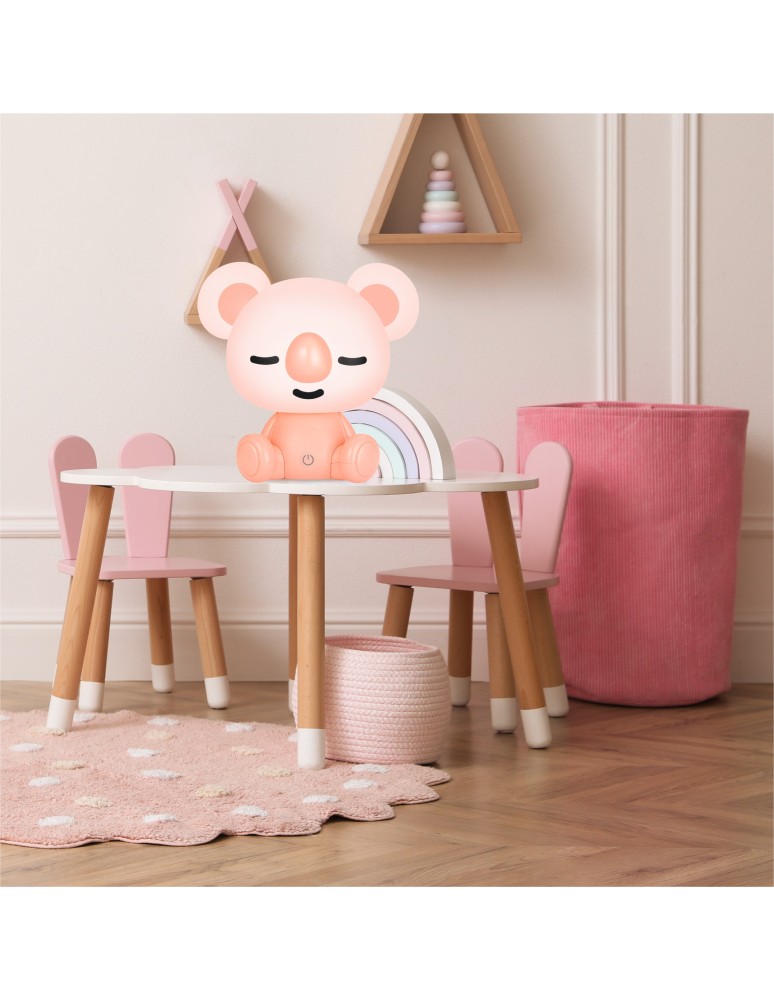 Children's table lamps - Zuma Line KOALA RED KDR-611-PK desk lamp - product kolory-swiatla.pl 3