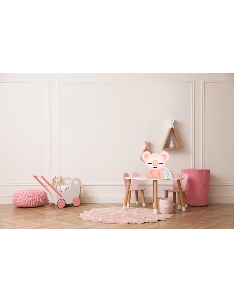 Children's table lamps - Zuma Line KOALA RED KDR-611-PK desk lamp - product kolory-swiatla.pl 4