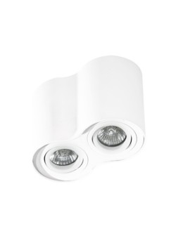 Azzardo BROSS 2 WHITE 2xGU10 Natynkowa Biały AZ0859