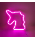 Decorative table lamps - Zuma Line NEON Pink FM-NL10 SHINKIT. - product 3