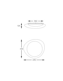 Zuma Line  BIAŁY MAT FM2201001-470 SUFITOWA - produkt 2