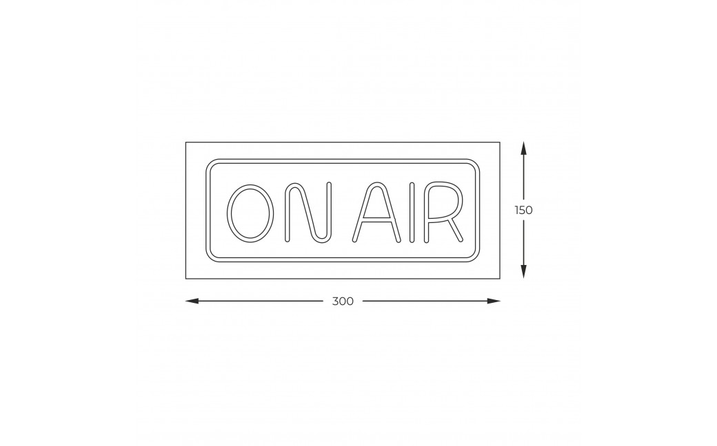 Zuma Line NEON NIEBIESKI/CZERWONY FM-NLB39 KINKIET