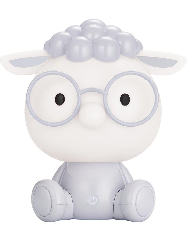 Children's table lamps - Zuma Line OWCA GRAY KDR-612-GR desk lamp. - product kolory-swiatla.pl 1