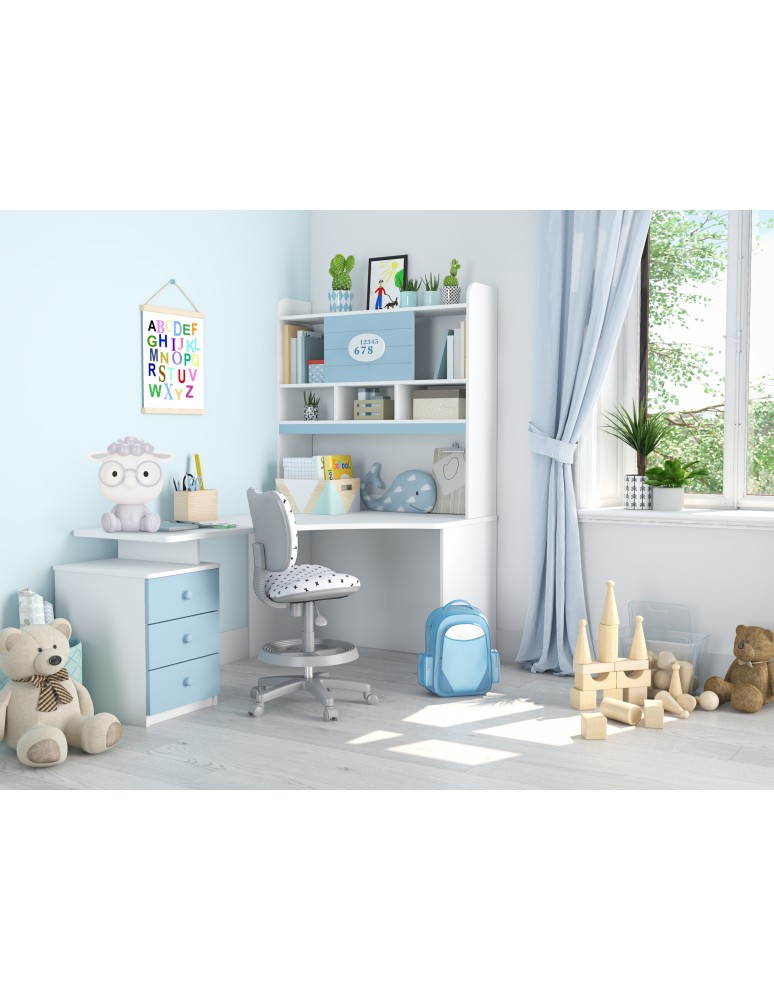 Children's table lamps - Zuma Line OWCA GRAY KDR-612-GR desk lamp. - product kolory-swiatla.pl 5