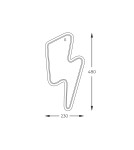 Decorative table lamps - Zuma Line NEON RED FM-WN85 SHINKIT - product 2