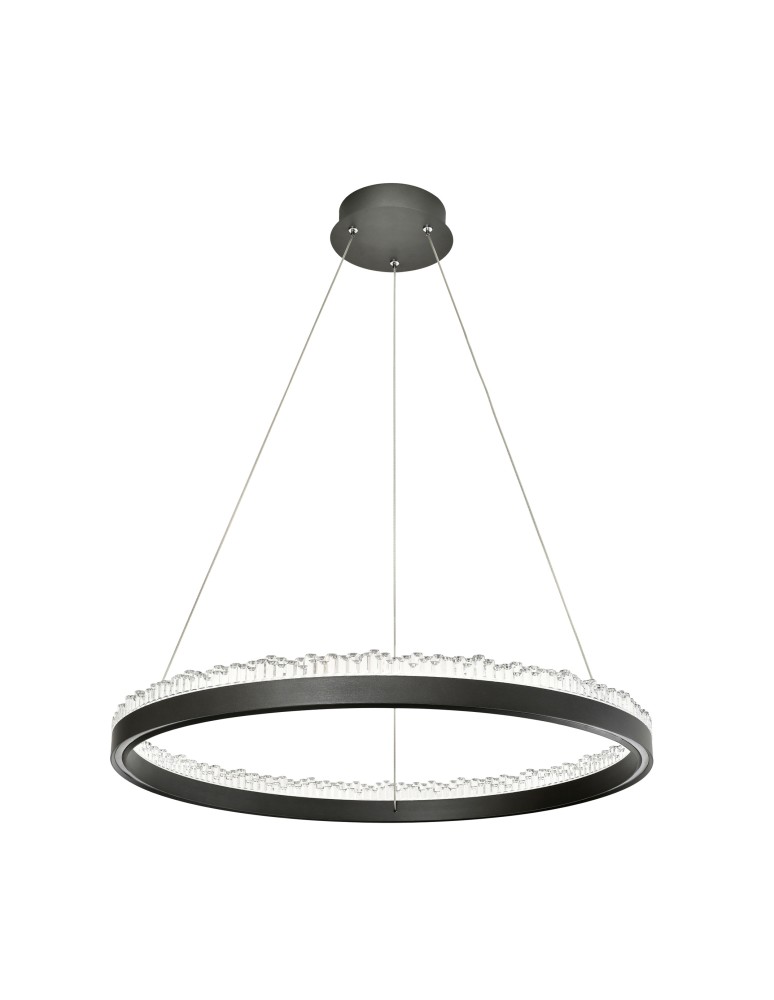 Pendant lamps circles - Zuma Line Regi BLACK MAT PD2304600R-MB Pendant. - product kolory-swiatla.pl 1