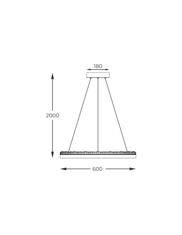 Zuma Line  CZARNY MAT PD2304600R-MB WISZĄCA - produkt 2