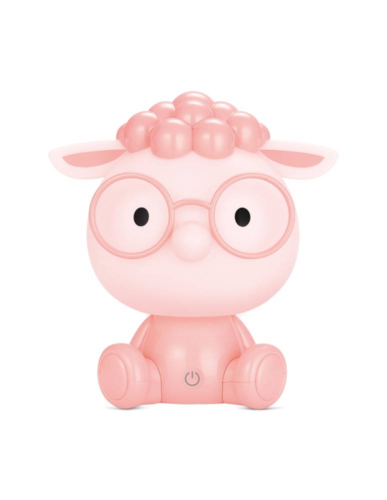 Children's table lamps - Zuma Line OWCA RED KDR-612-PK desk lamp - product kolory-swiatla.pl 2