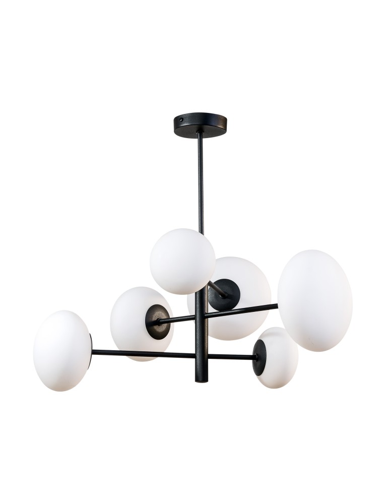 Modern chandeliers - Zuma Line OMI BLACK 1196 Pendant. - product kolory-swiatla.pl 1