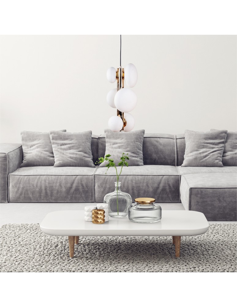 Modern chandeliers - Zuma Line OMI GOLD 1195 Pendant. - product kolory-swiatla.pl 4