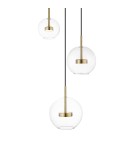 Triple pendant lamps - Zuma Line ENCELADUS GOLDEN BRONZE/PRESENTANT P0428-03L-L4AC Pendant. - product 2