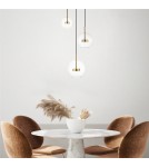 Triple pendant lamps - Zuma Line ENCELADUS GOLDEN BRONZE/PRESENTANT P0428-03L-L4AC Pendant. - product 3