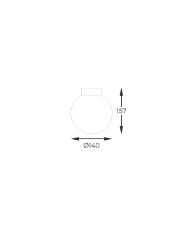Zuma Line ARCTURUS BLACK MAT C0574-01D-P7AA SUFFOLTAGE. - product 2