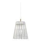 Glamour pendant lamps - Zuma Line BACH GOLD/DARK P0547-01H-F9AC Pendant. - product 2