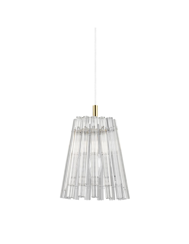 Glamour pendant lamps - Zuma Line BACH GOLD/DARK P0547-01H-F9AC Pendant. - product kolory-swiatla.pl 2