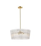 Glamour pendant lamps - Zuma Line BACH GOLD/DARK P0547-06H-F9AC Pendant. - product 1