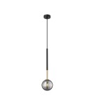 Pendant lamps spheres - Zuma Line ARCTURUS BLACK MAT/FRANCH GOLD/CHROME GLASS P0574-01F-SDFZ HANGING Pendant - product 1