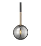 Pendant lamps spheres - Zuma Line ARCTURUS BLACK MAT/FRANCH GOLD/CHROME GLASS P0574-01F-SDFZ HANGING Pendant - product 2