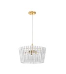 Glamour pendant lamps - Zuma Line BACH GOLD/DARK P0547-05H-F9AC Pendant. - product 1