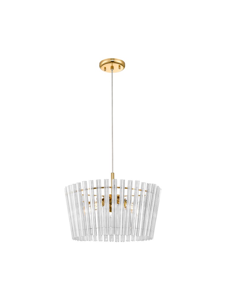 Glamour pendant lamps - Zuma Line BACH GOLD/DARK P0547-05H-F9AC Pendant. - product kolory-swiatla.pl 1