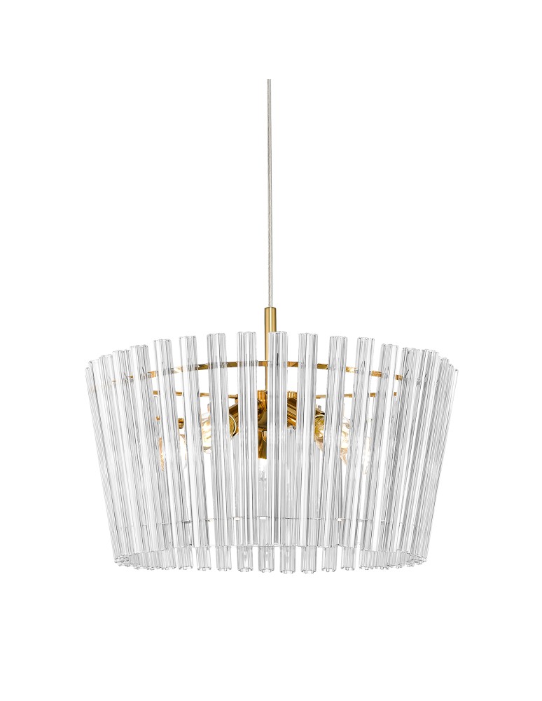 Glamour pendant lamps - Zuma Line BACH GOLD/DARK P0547-05H-F9AC Pendant. - product kolory-swiatla.pl 2