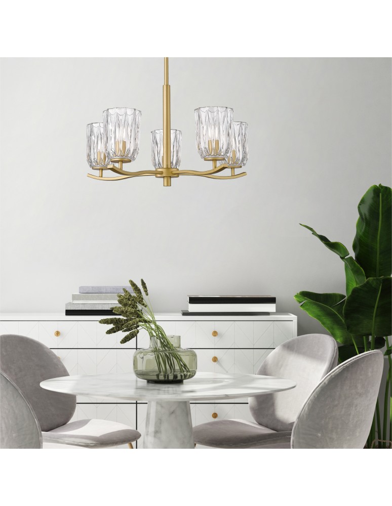 5-point chandeliers - Zuma Line TAZZA GOLD/DARK P0590-05B-V7AC Pendant. - product kolory-swiatla.pl 3