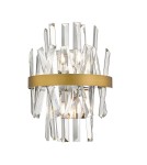 Glamour wall lamps - Zuma Line CONSTANTINOPLE ANTIQUE GOLD/DARK W0567-02D-B57G CONSTANTINOPLE - product 1