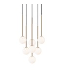 Pendant lamps spheres - Zuma Line ARCTURUS FRENCH GOLD P0574-07F-F7AA ARCTURUS. - product 2