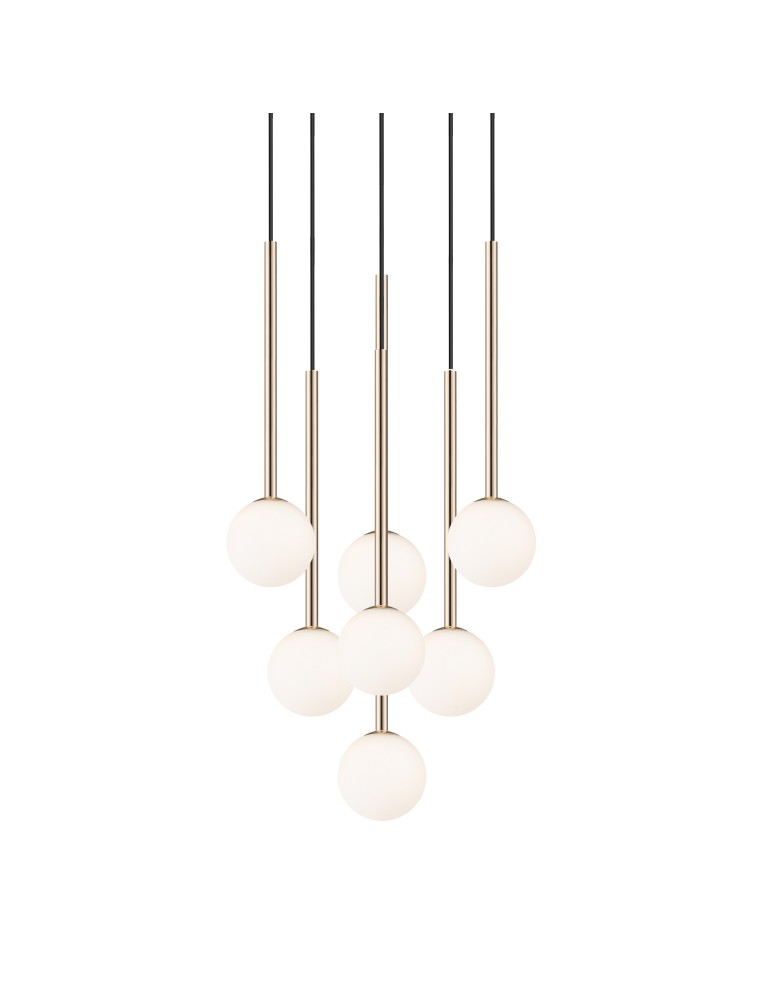 Pendant lamps spheres - Zuma Line ARCTURUS FRENCH GOLD P0574-07F-F7AA ARCTURUS. - product kolory-swiatla.pl 2