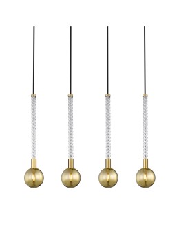 Zuma Line MIDA MOSIĄDZ SZCZOTKOWANY/SZKŁO ZŁOTE P0583-04A-2GHF WISZĄCA - produkt 2