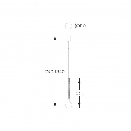 Zuma Line MIDA MOSIĄDZ SZCZOTKOWANY/SZKŁO ZŁOTE P0583-01A-2GHF WISZĄCA