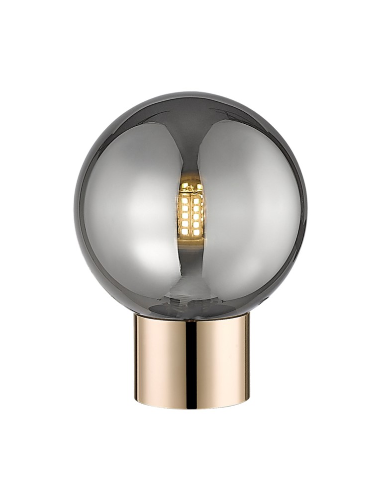 Decorative table lamps - Zuma Line ARCTURUS FRENCH GOLD/ CHROME GLASS T0454-01A-F7FZ TABLE T0454-01A-F7FZ. - product kolory-swiatla.pl 1