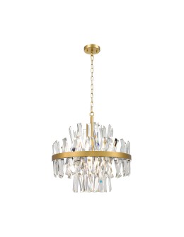 Zuma Line CONSTANTINOPLE ANTYCZNE ZŁOTO/PRZEZROCZYSTY P0567-08C-7GAC WISZĄCA