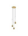 Zuma Line MIDA BRUSHED brass/golden glass P0583-03B-2GHF Pendant.