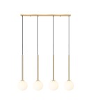 Pendant lamps on a strip - Zuma Line ARCTURUS FRENCH GOLD P0574-04D-F7AA Pendant. - product 1