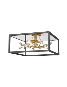 Zuma Line SPRING ZŁOTY/CZARNY MAT/PRZEZROCZYSTY C0578-04A-B5TF SPRING