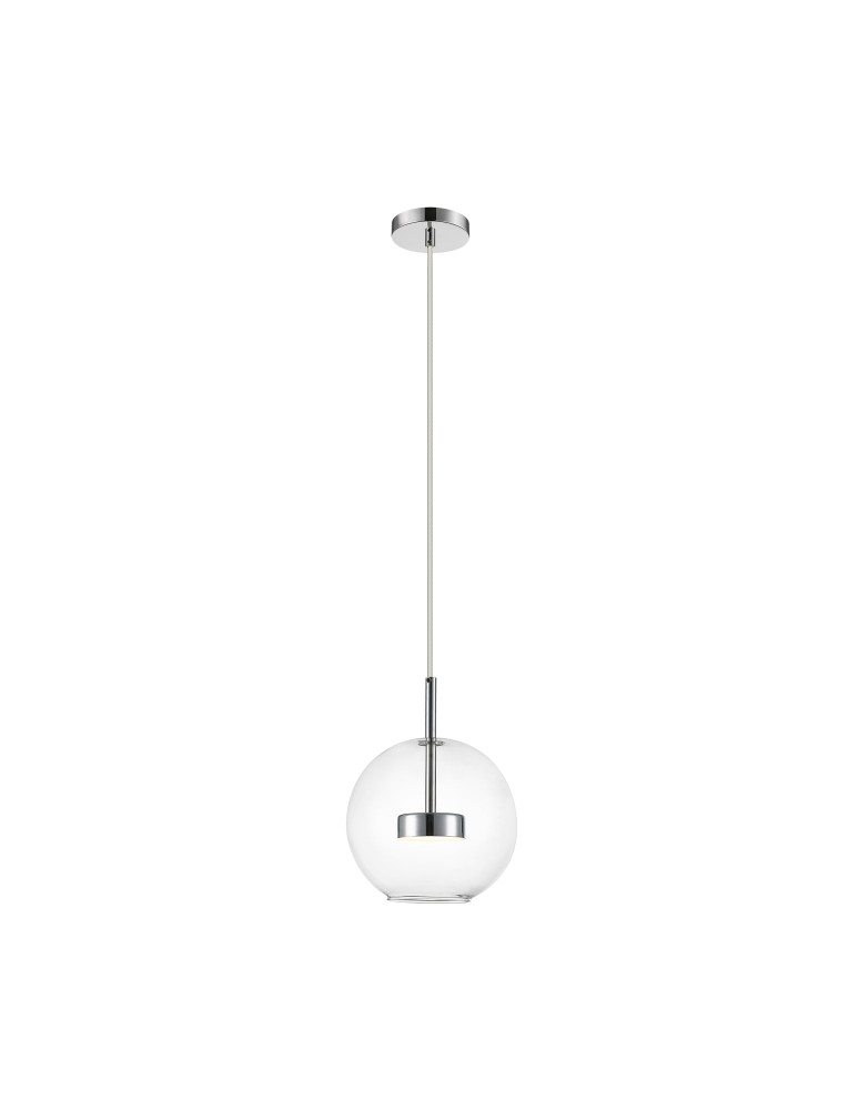 Single pendant lamps - Zuma Line ENCELADUS CHROME/PRESENTANT P0428-01J-F4AC Pendant. - product kolory-swiatla.pl 1