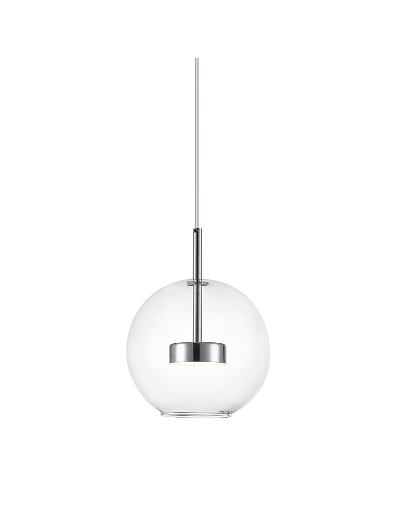 Single pendant lamps - Zuma Line ENCELADUS CHROME/PRESENTANT P0428-01J-F4AC Pendant. - product kolory-swiatla.pl 2