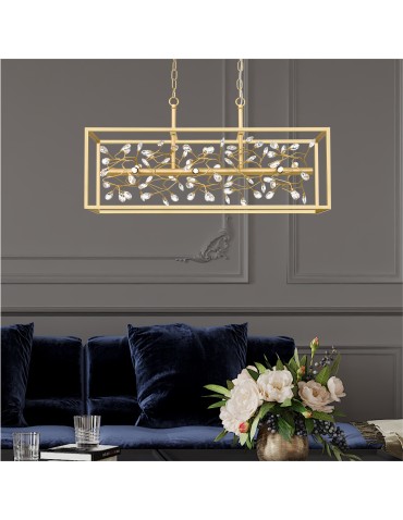 Zuma Line SPRING ZŁOTY/PRZEZROCZYSTY P0578-06C-V7V7 WISZĄCA - produkt 2