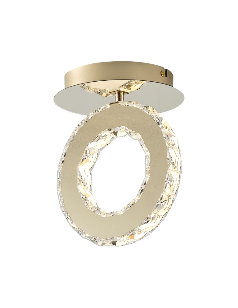 Gold ceiling lamps - Zuma Line GIRONA GOLD MX3713-1-3GT SUFFIT. - product kolory-swiatla.pl 2