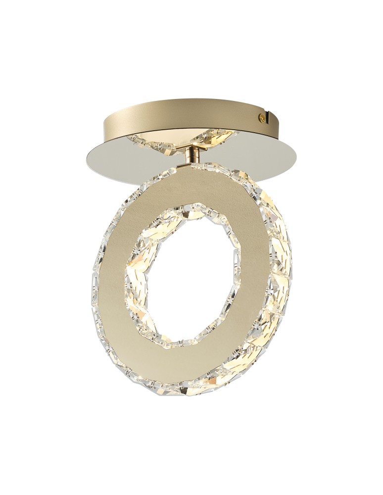 Gold ceiling lamps - Zuma Line GIRONA GOLD MX3713-1-3GT SUFFIT. - product kolory-swiatla.pl 3