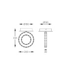 Gold ceiling lamps - Zuma Line GIRONA GOLD MX3713-1-3GT SUFFIT. - product 7