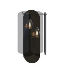 Glamour wall lamps - Zuma Line NIRA BLACK CHROME/DYMIONE GLASS MB3523-2-EBCN SHINKIT. - product 1