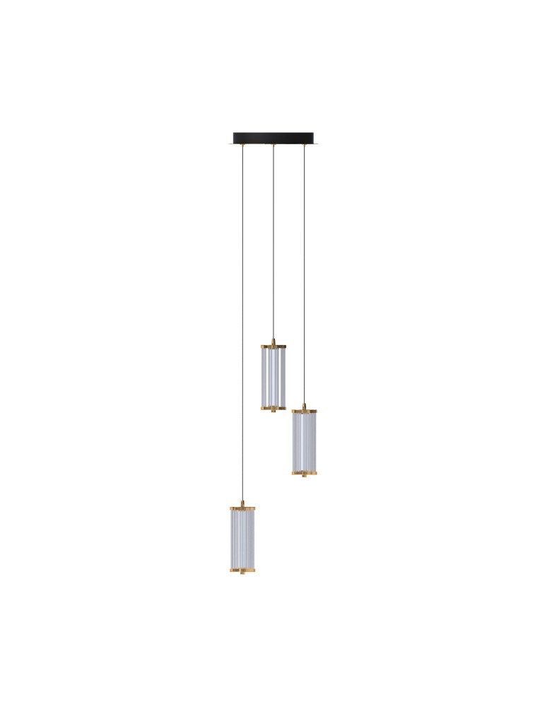 Triple pendant lamps - Zuma Line CALLY GOLD MD3147-3A-3GT Pendant. - product kolory-swiatla.pl 3
