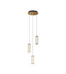 Triple pendant lamps - Zuma Line CALLY GOLD MD3147-3A-3GT Pendant. - product 5