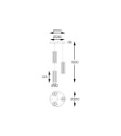 Triple pendant lamps - Zuma Line CALLY GOLD MD3147-3A-3GT Pendant. - product 6